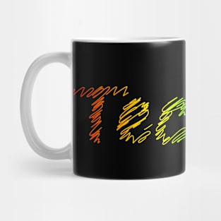 Techno rainbow Mug